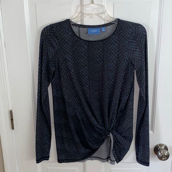 Simply Vera long sleeve knotted blouse size XS - Picture 1 of 8